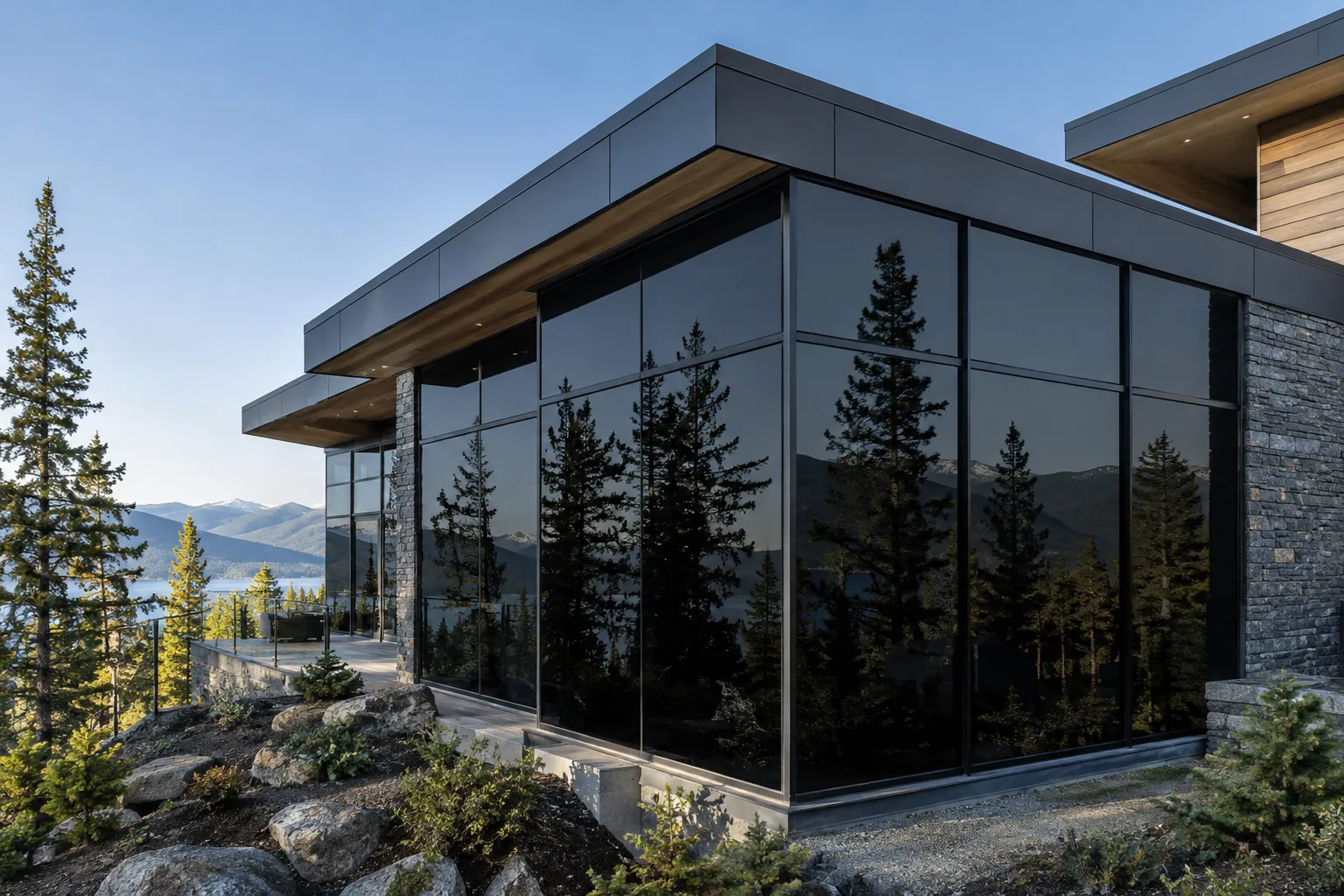 Skyline Mirror — FSE protection film