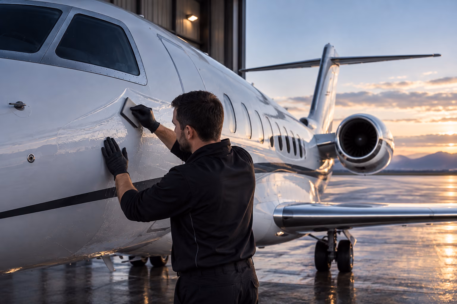 AERO Clear Protection film installation