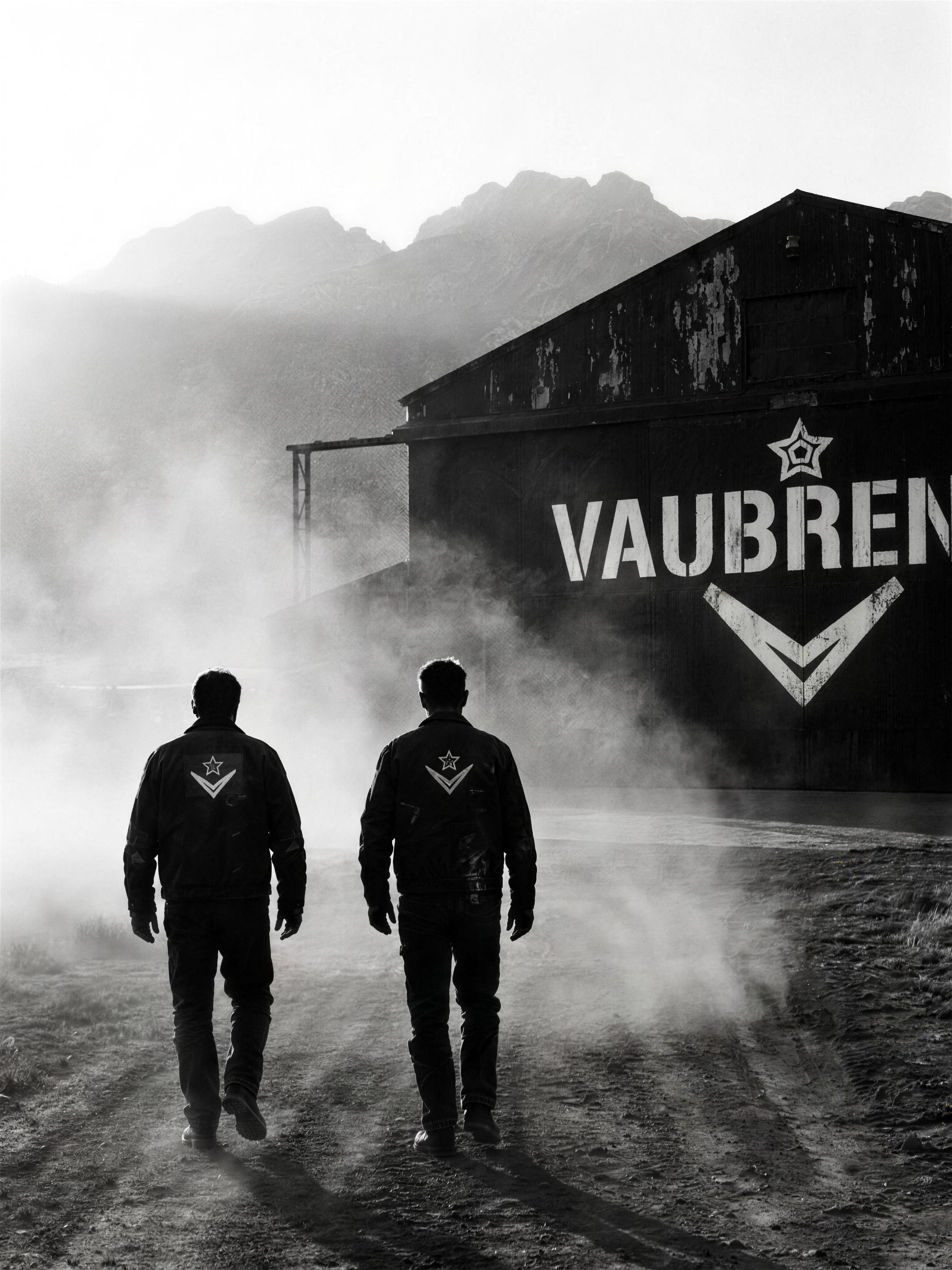 Vaubren staff crossing the campus