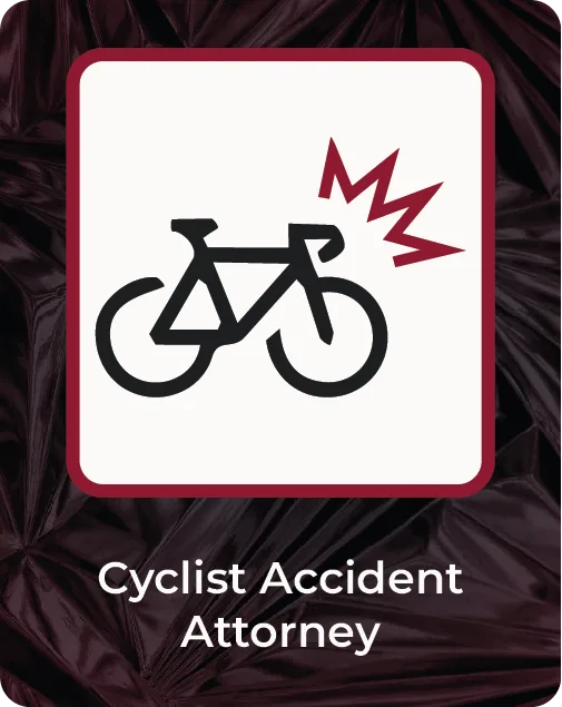 A banner for our cyclist accident page