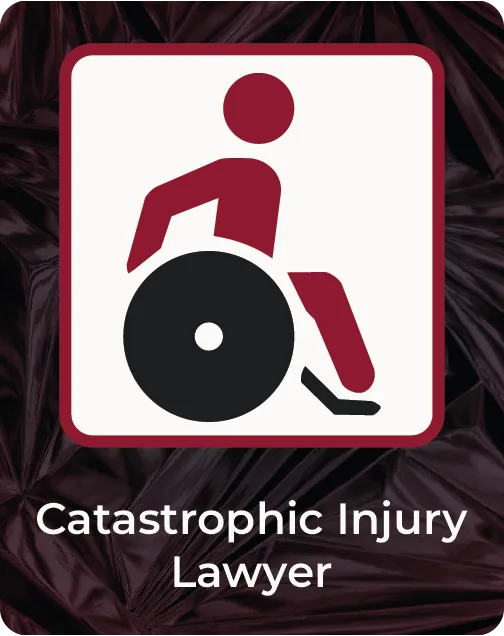 A banner for our catastrophic injury page