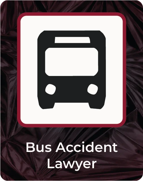 A banner for our bus accident page