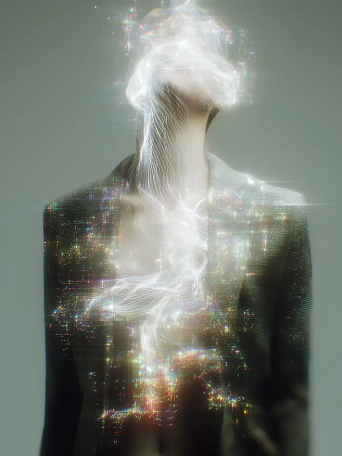 Abstract potrait human