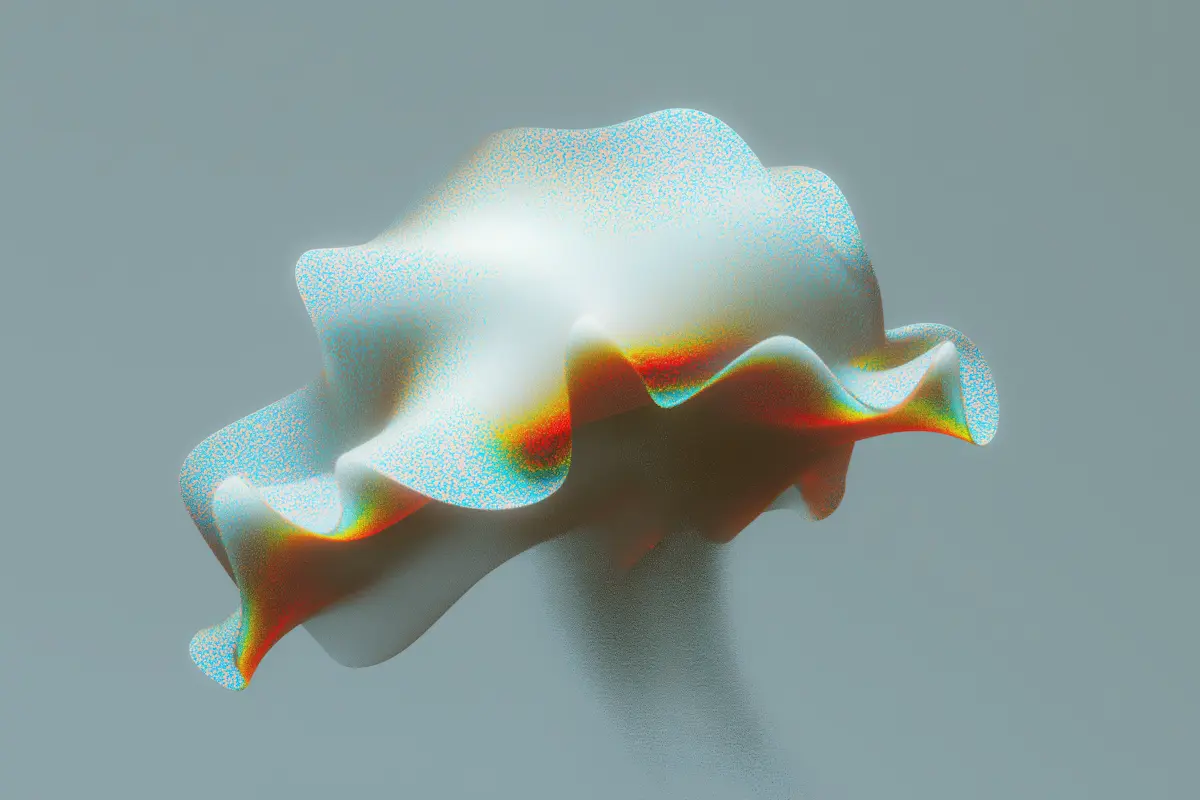 Abstract wave object
