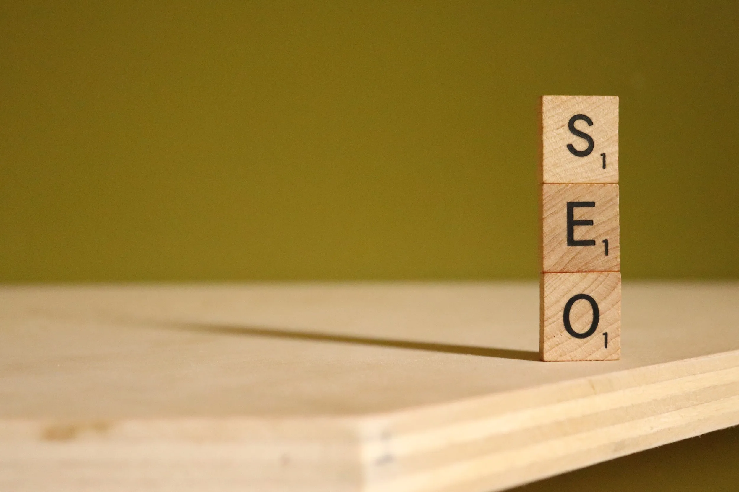 SEO on Scrabble letters