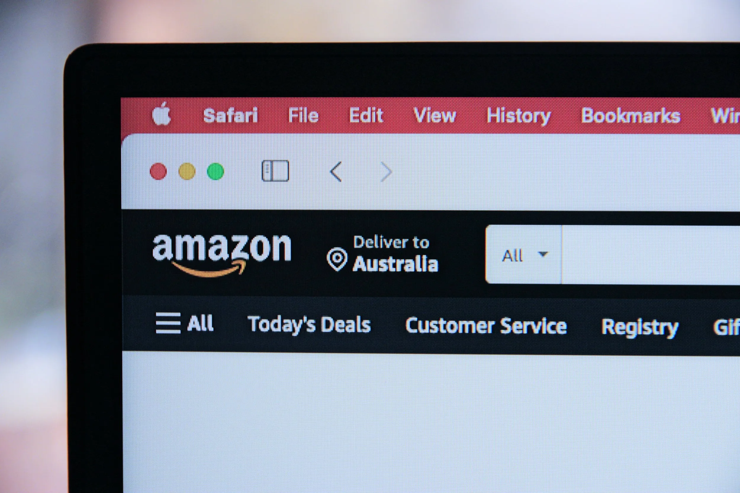 Amazon search bar