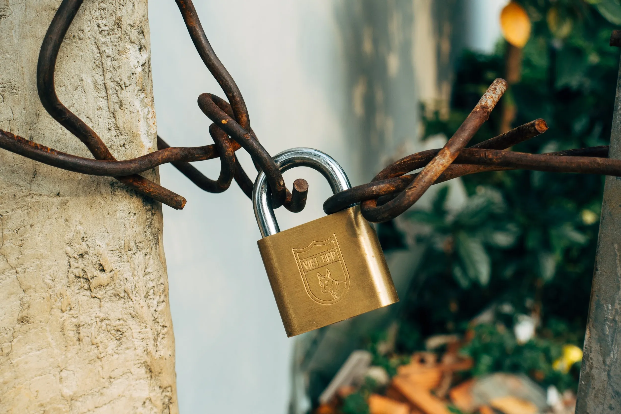 Gold and silver lock