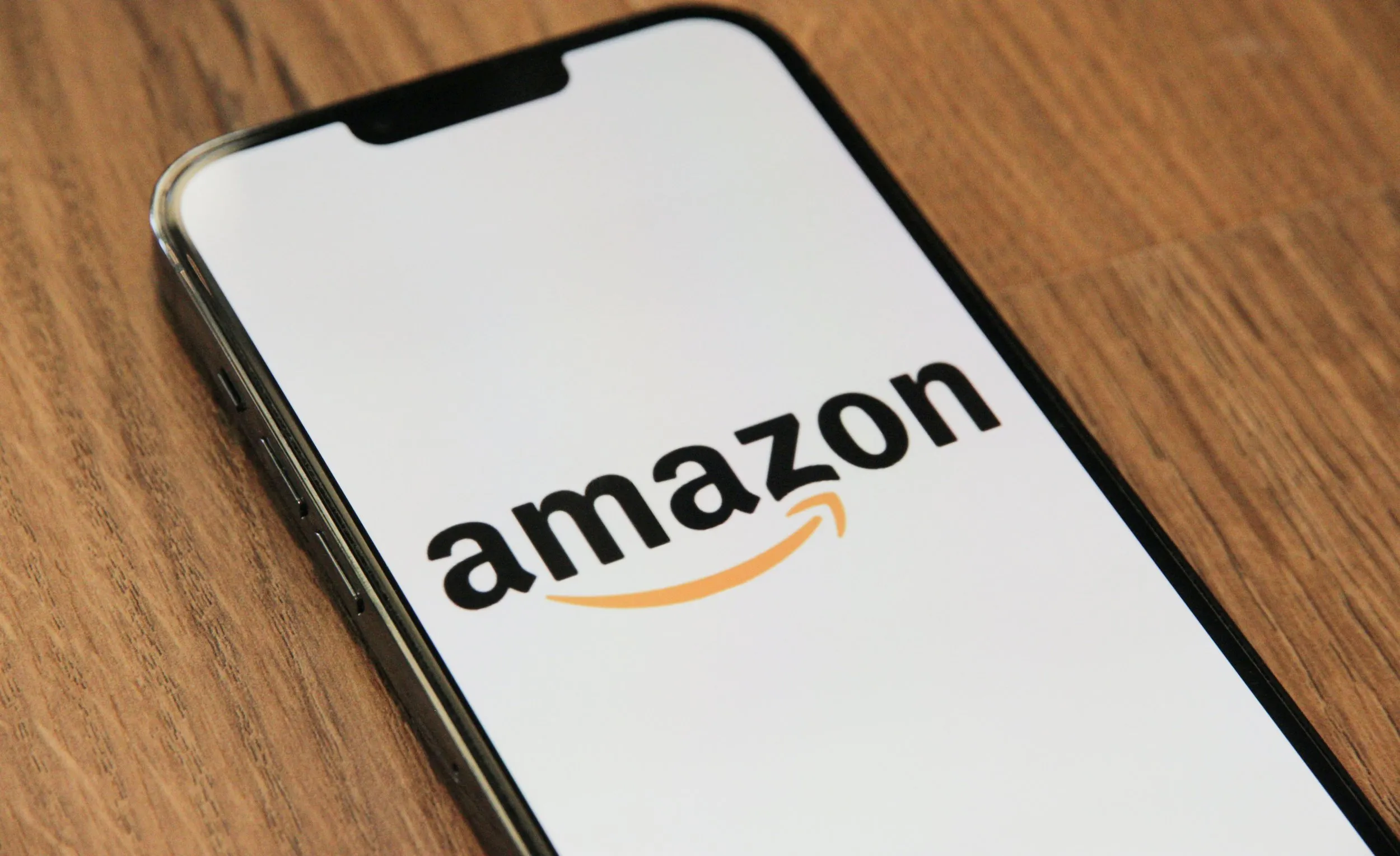 Amazon on a phone screen