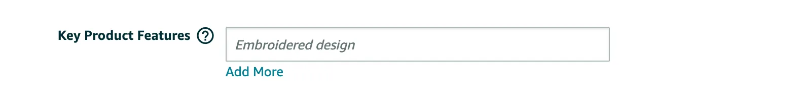 Screenshot from the backend of Amazon Seller Central
