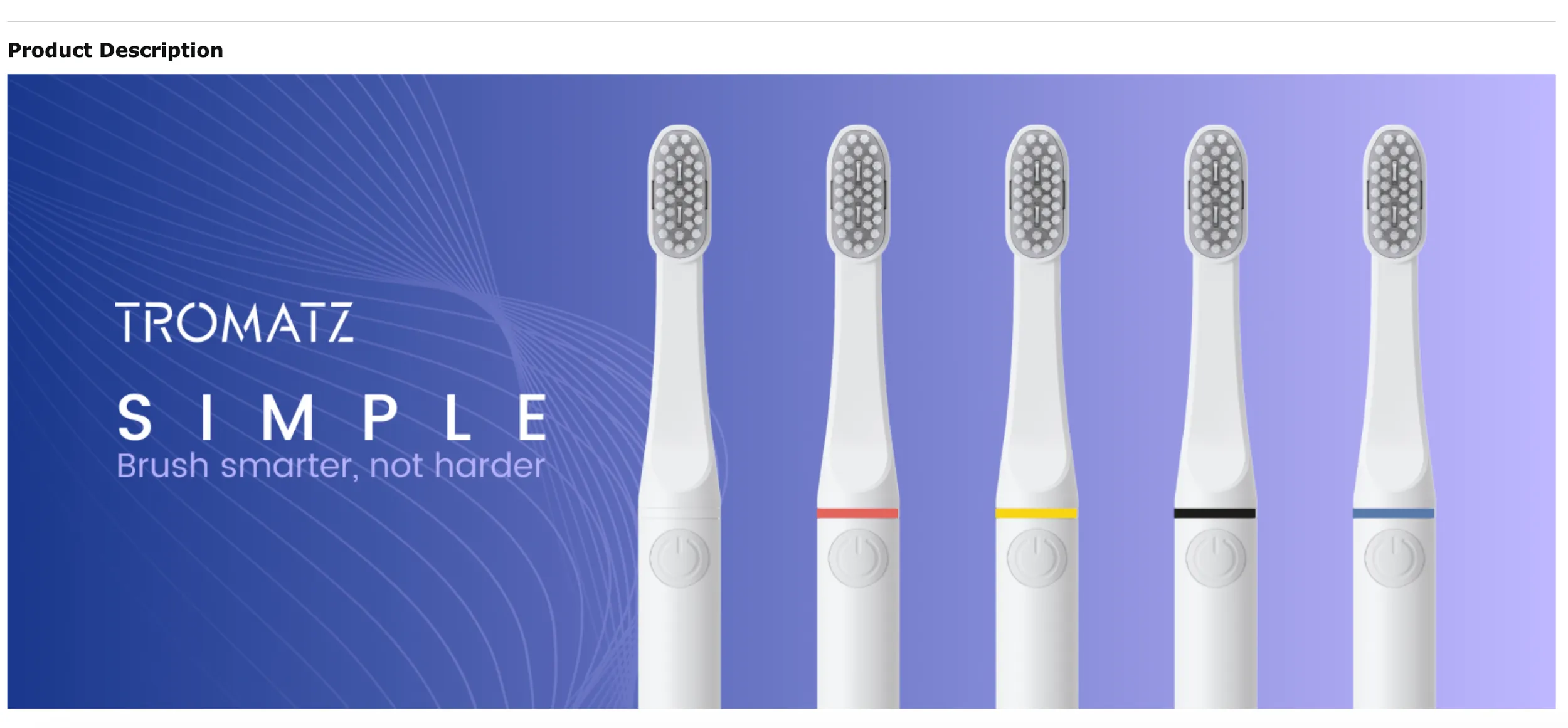 Screenshot of Tromatz EBC on Amazon