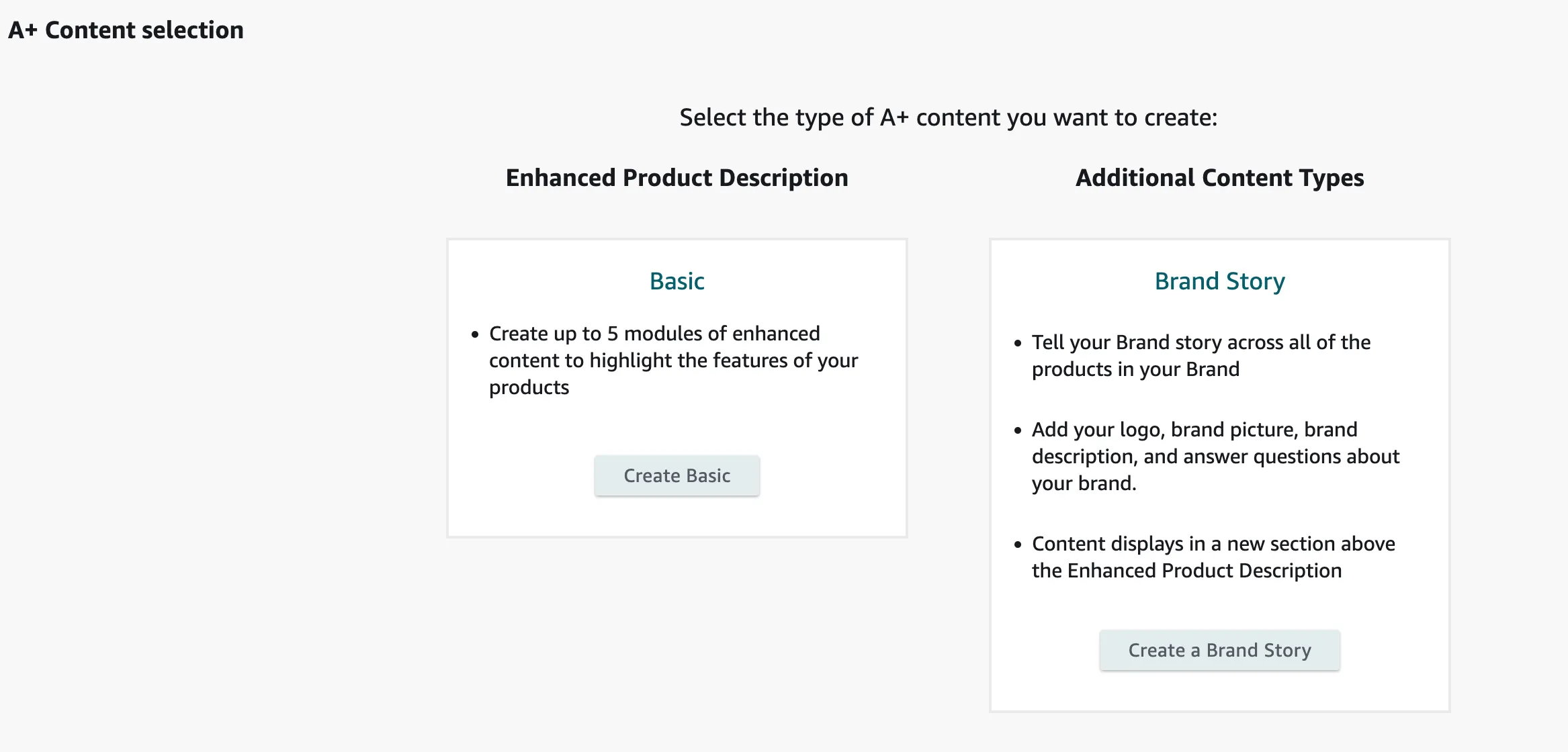 Screenshot from Amazon Seller Central