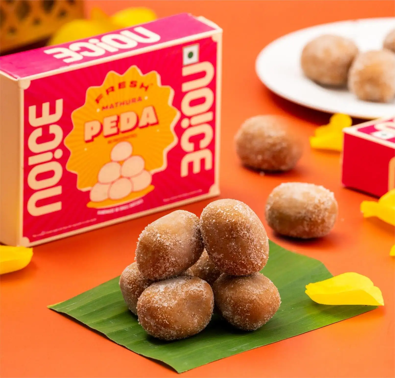 NOICE Mathura Peda, soft and slow-cooked by hand in small batches with zero added preservatives