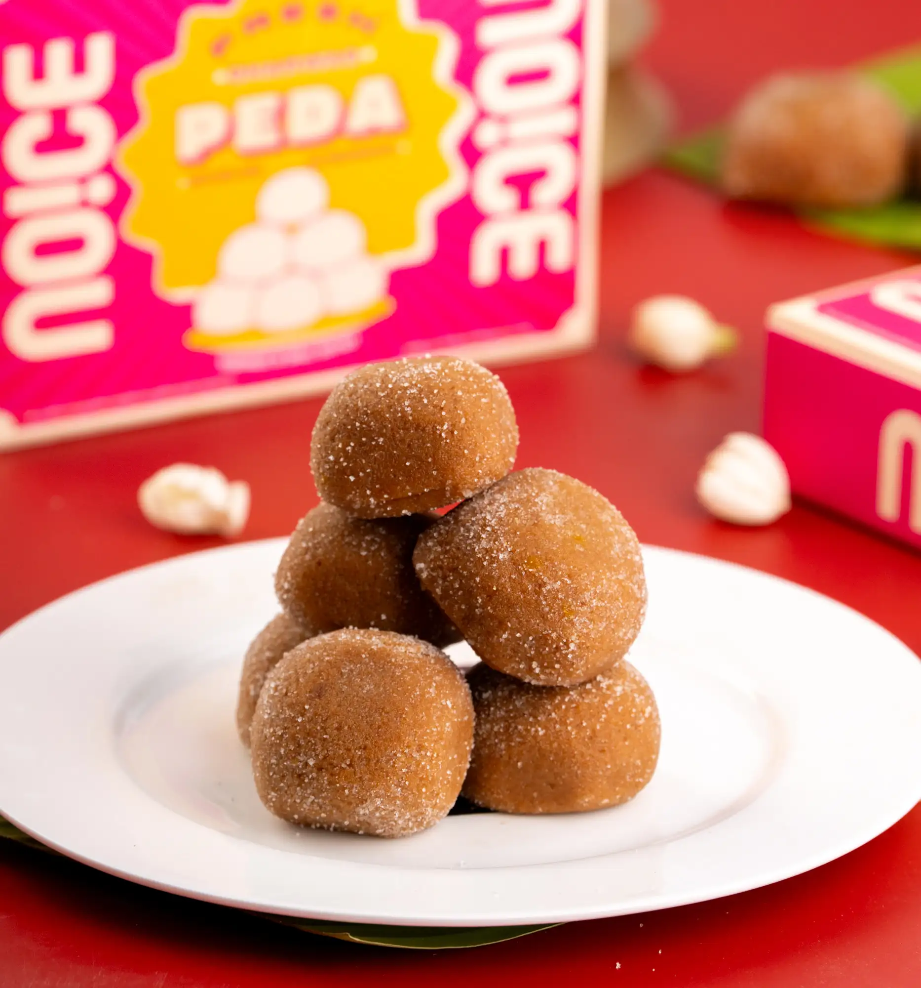 NOICE Dharwad Peda, rich and grainy caramelized milk sweets handcrafted in small batches with desi ghee