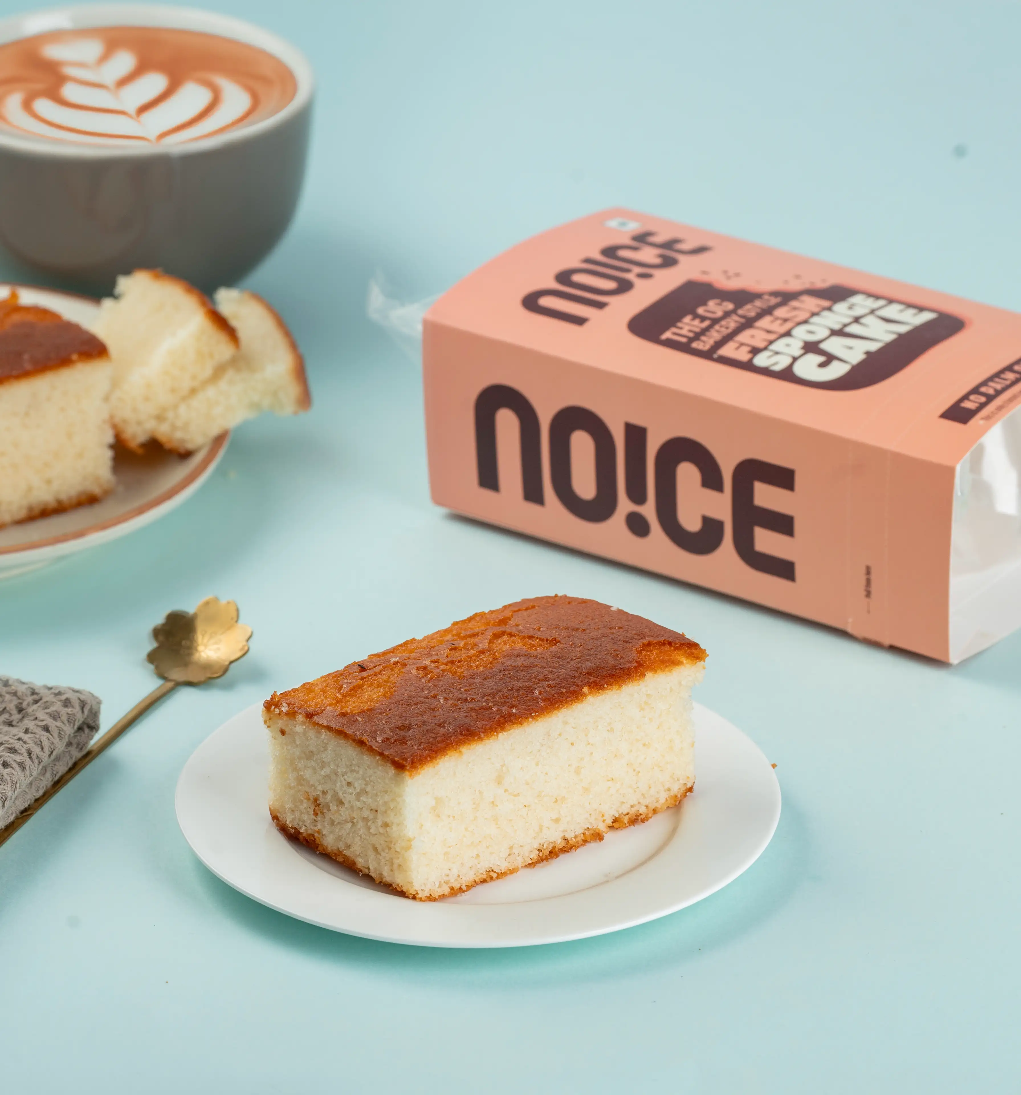 NOICE fresh sponge cake soft fluffy bakery style no palm oil cake
