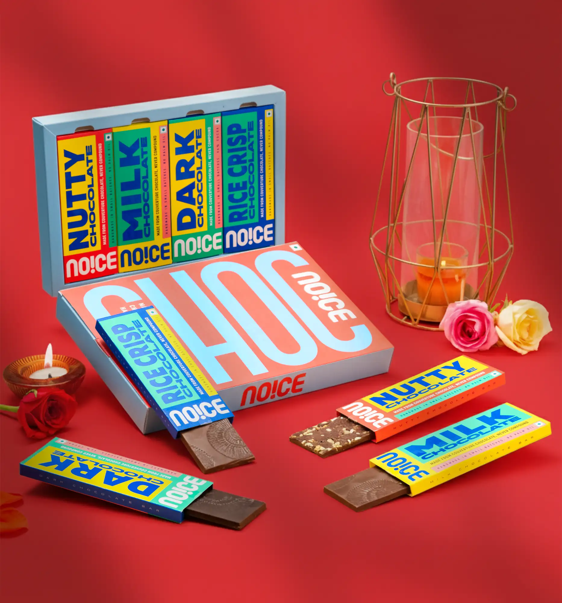 NOICE chocolate bar gift box assorted couverture chocolate gift pack