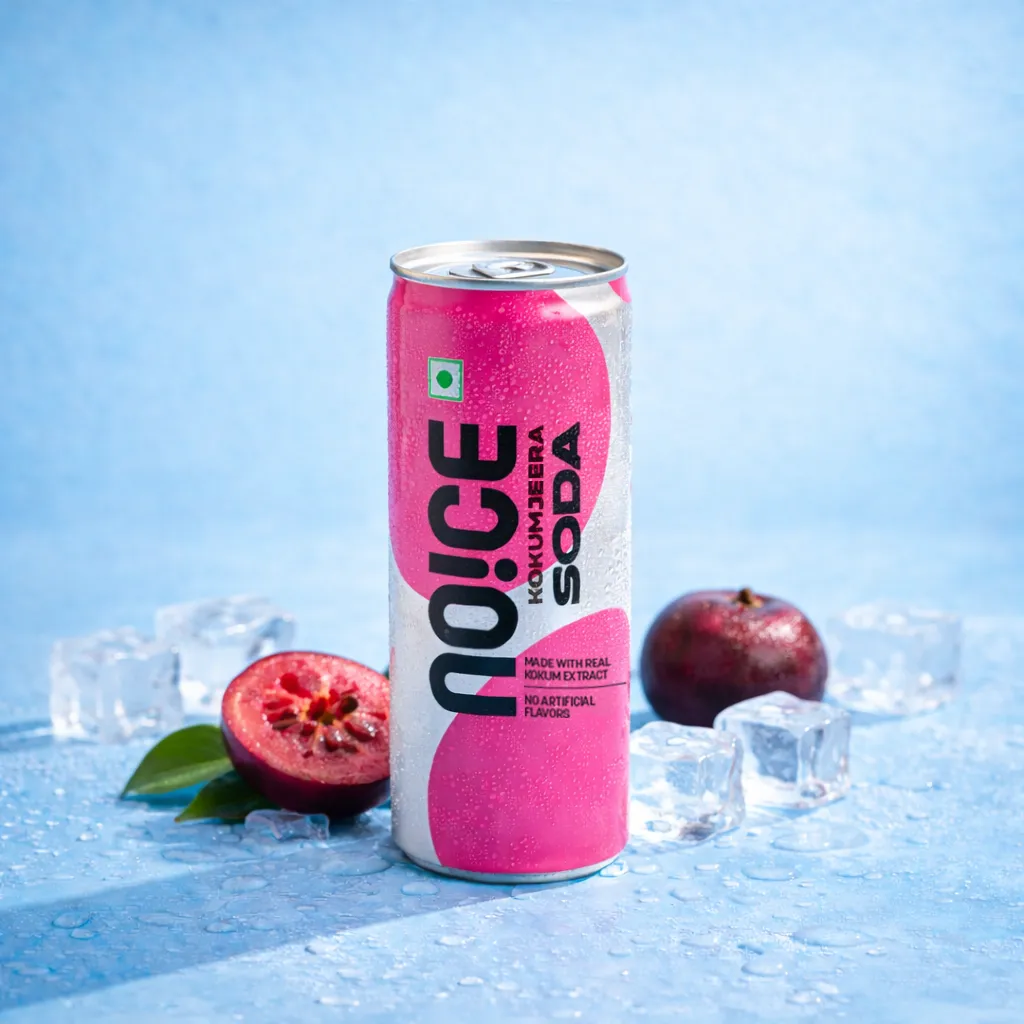 NOICE kokum jeera soda crafted with real kokum extract and no artificial flavors or preservatives.