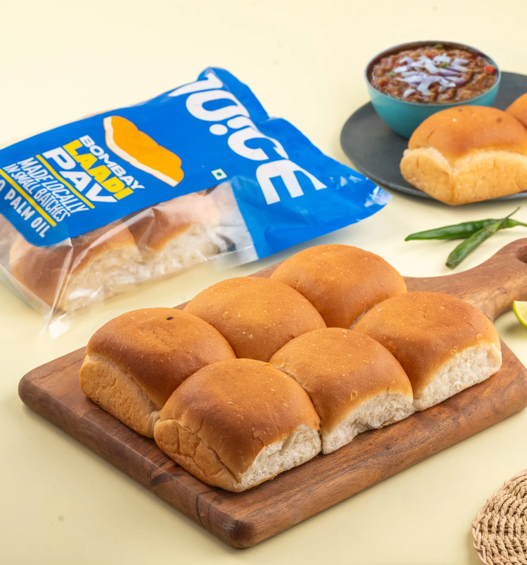 NOICE bombay laadi pav soft fluffy mumbai style buns made with butter
