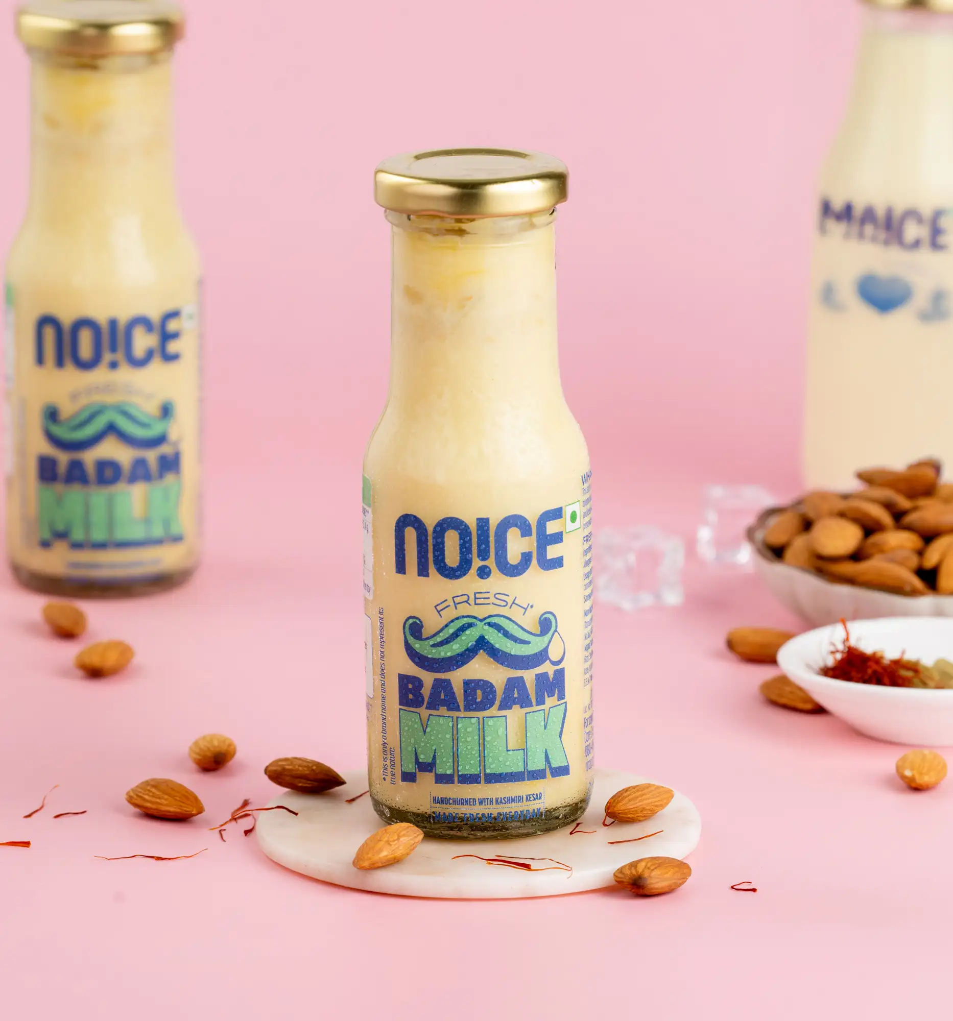 NOICE fresh badam milk smooth almond milk drink made with real almonds