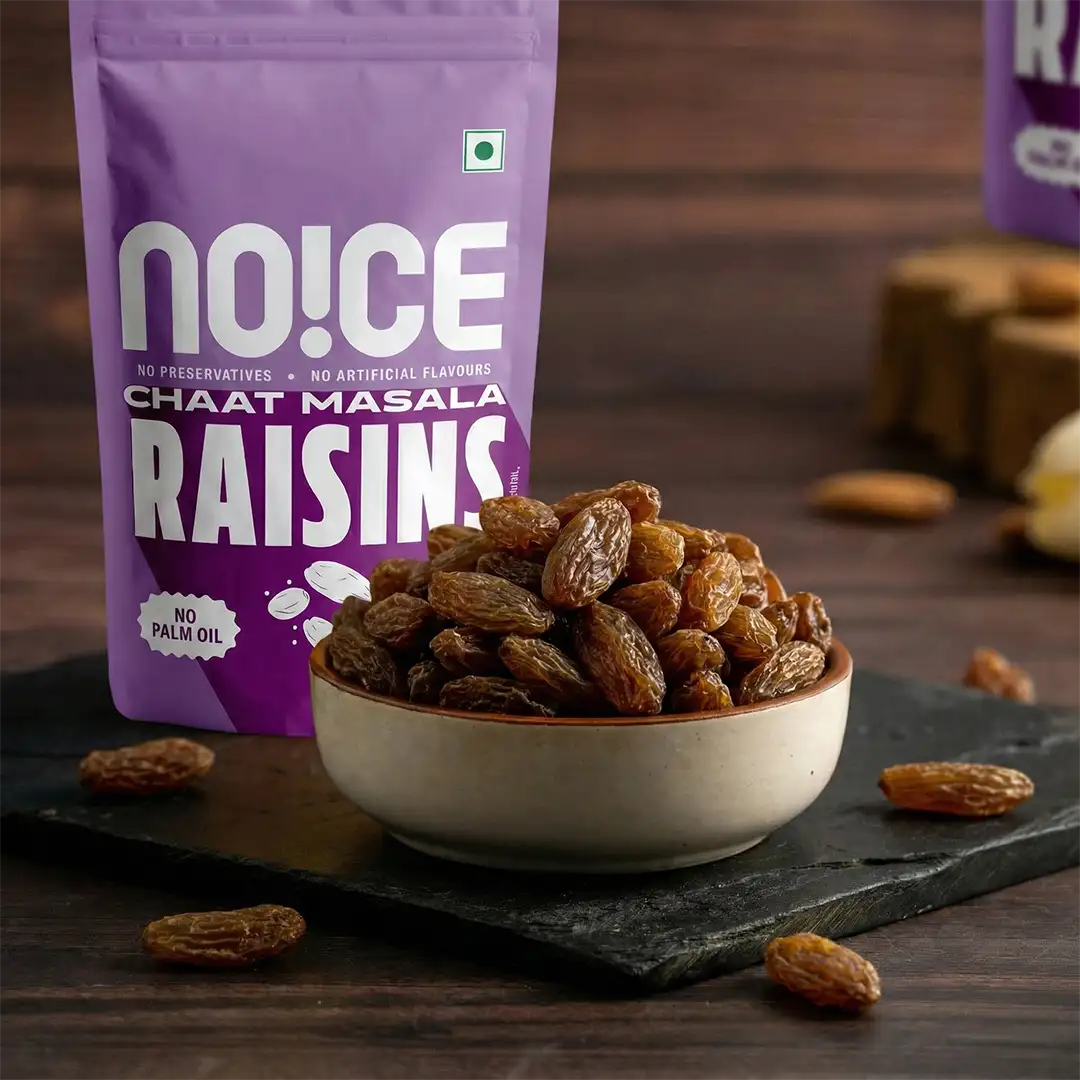NOICE chaat masala raisins sweet tangy spicy raisin snack