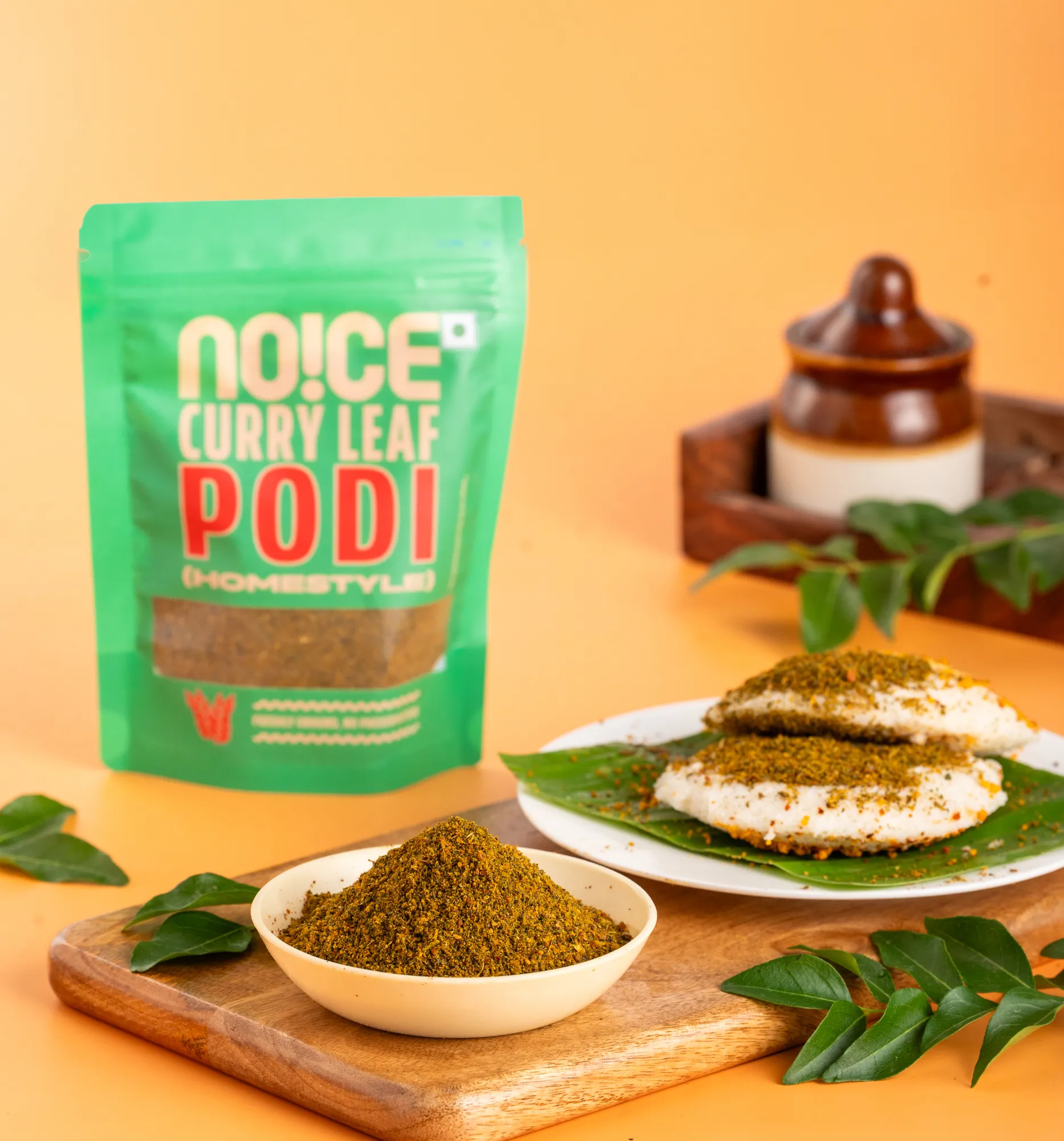 NOICE curry leaf podi fresh curry leaves chutney powder aromatic podi