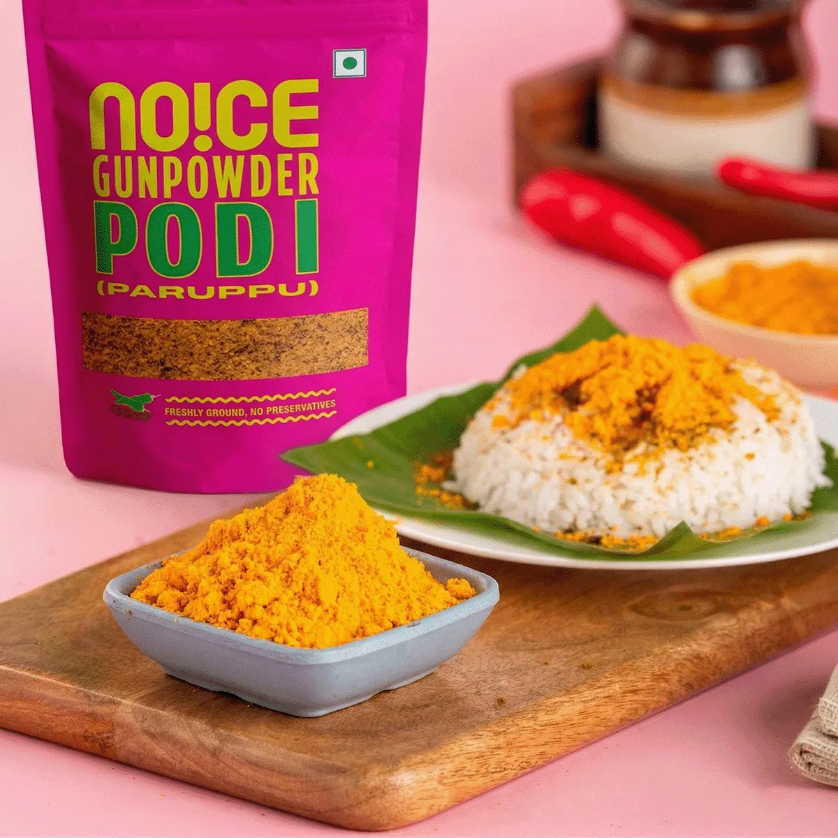 NOICE gun powder idli podi spicy chutney powder south indian podi
