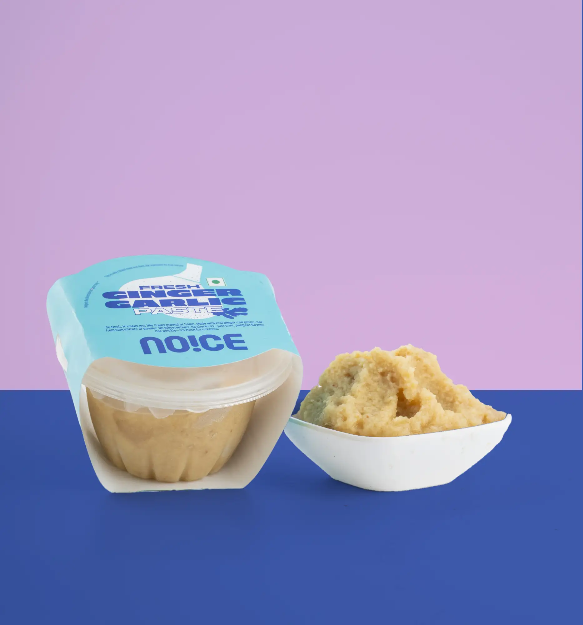 NOICE fresh ginger garlic paste no preservatives cooking paste