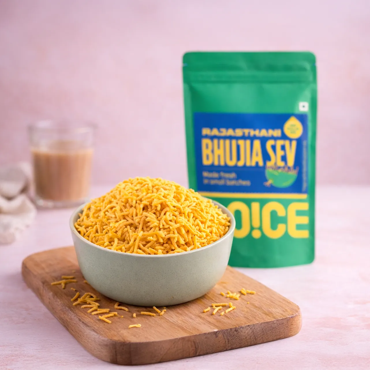 NOICE rajasthani bhujia sev crispy spicy bikaneri namkeen snack