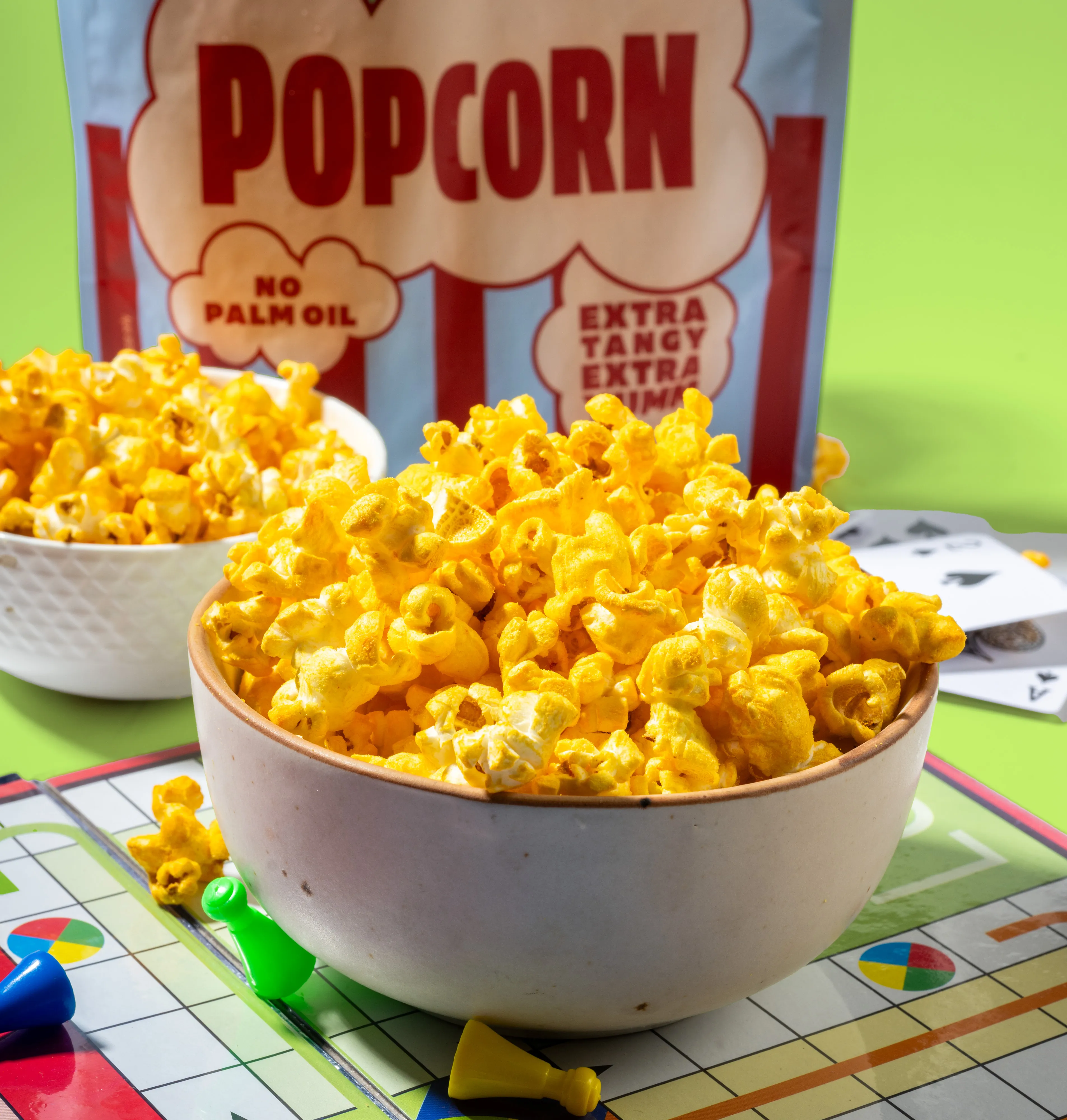 NOICE Jalapeno Cheese Popcorn made with real cheddar cheese powder and jalapeno powder, a no palm oil snack with bold flavour and crispy crunch.