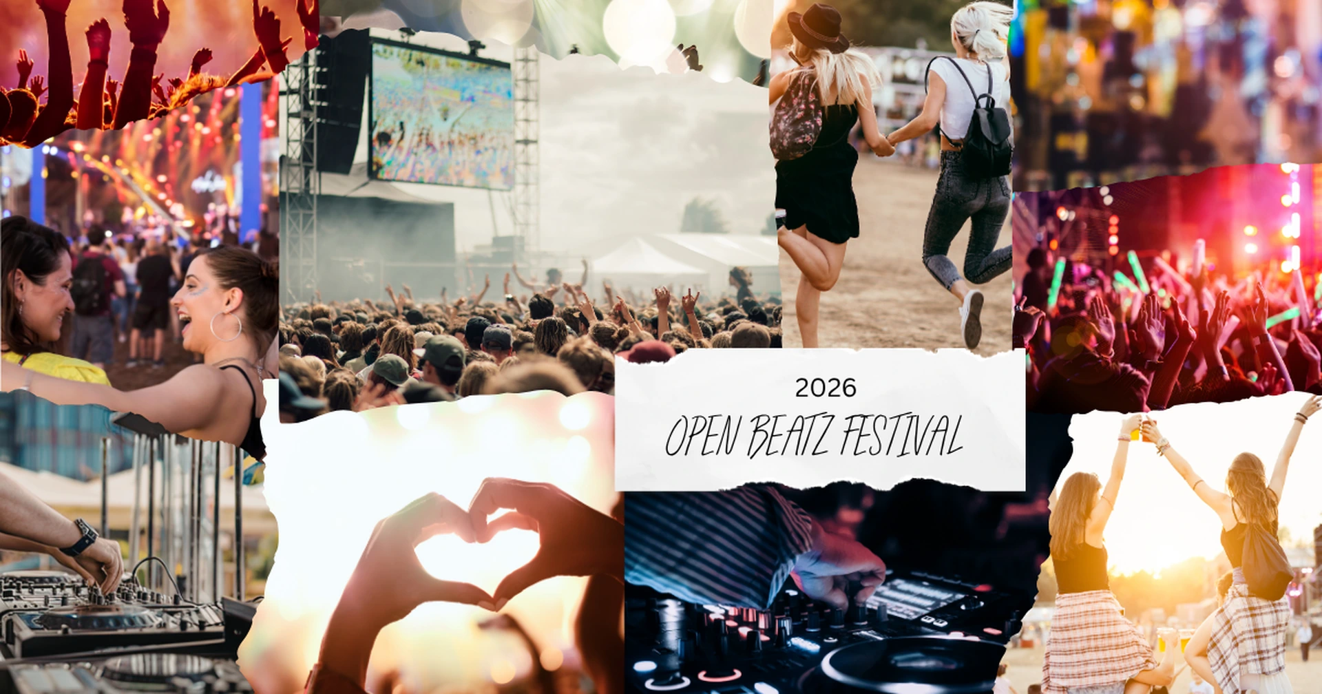Fotocollage open beatz festival 2026