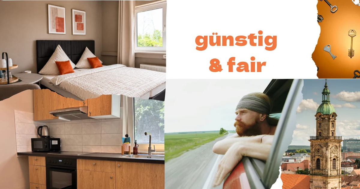 Collage Unterkünfte