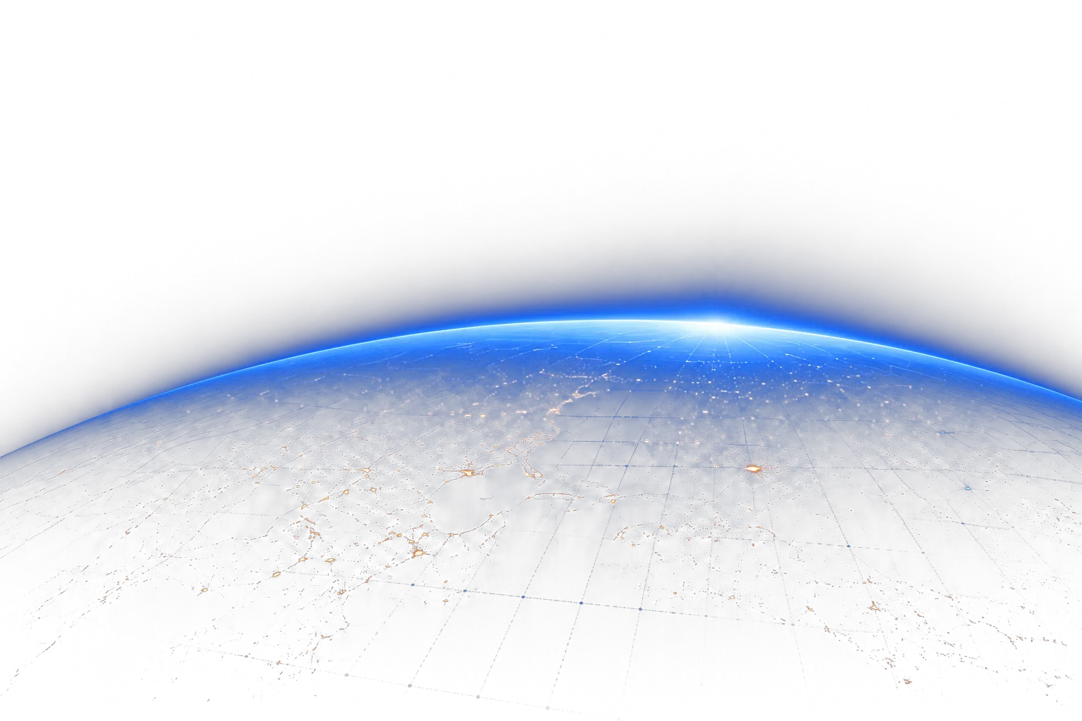 Glowing globe graphic representing global prop firm coverage