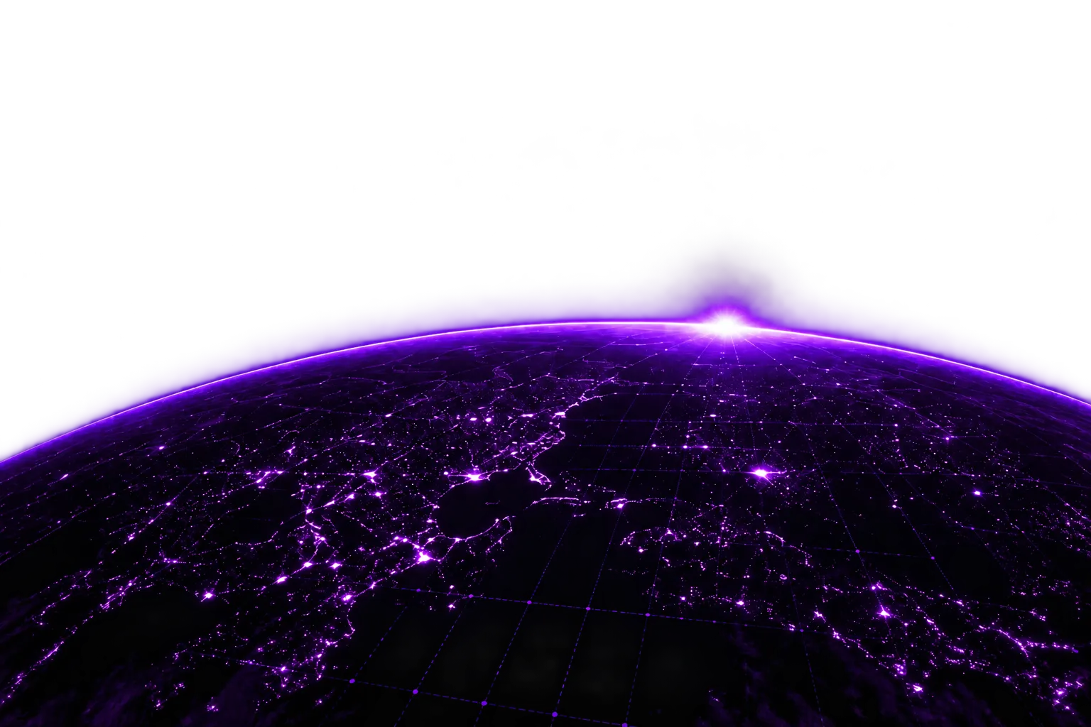 Glowing globe graphic representing global prop firm coverage