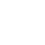 White icon of a small plant with two leaves on a black background.