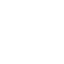White line icon of a rocket ship taking off on a transparent background.
