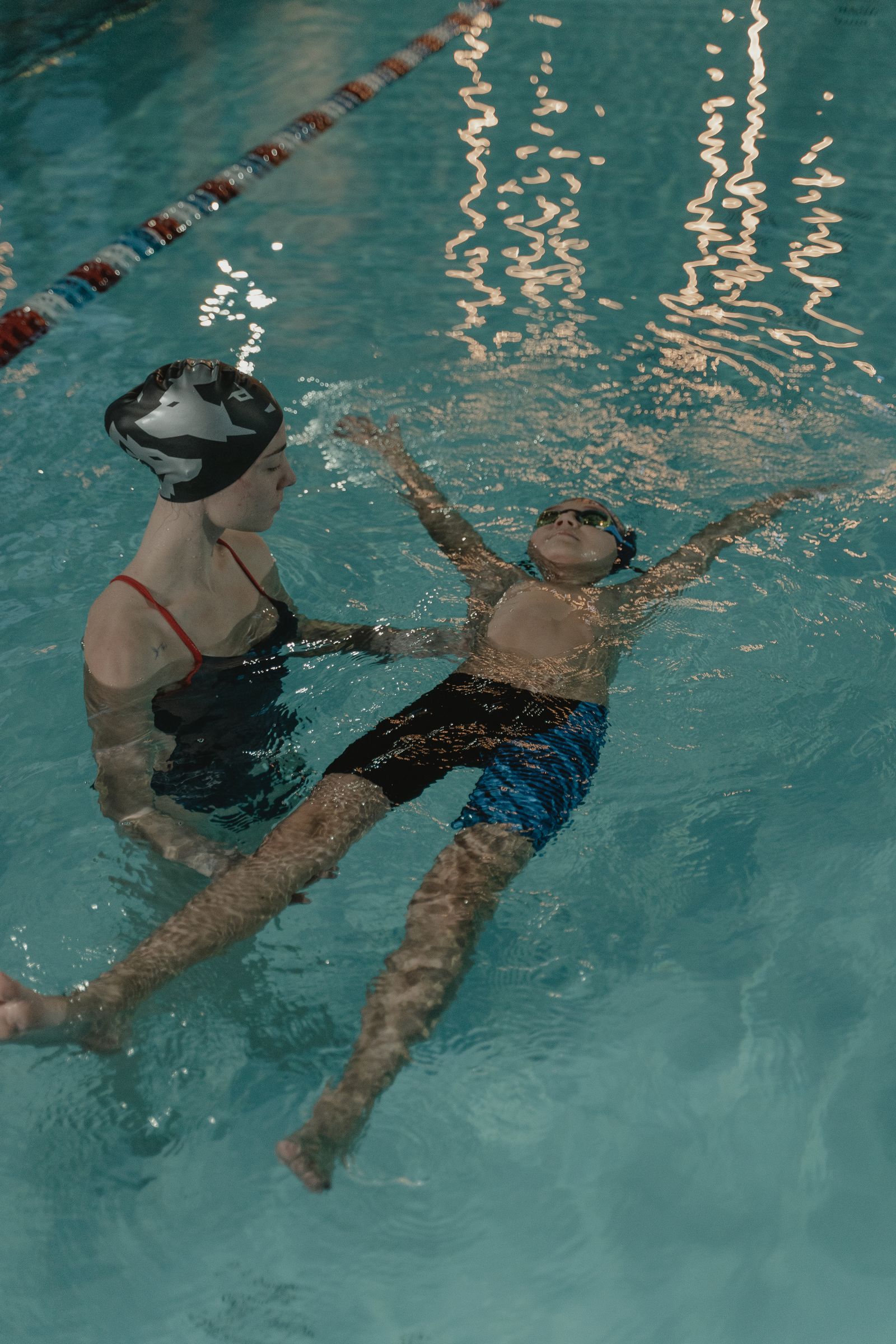 Cours de natation enfant