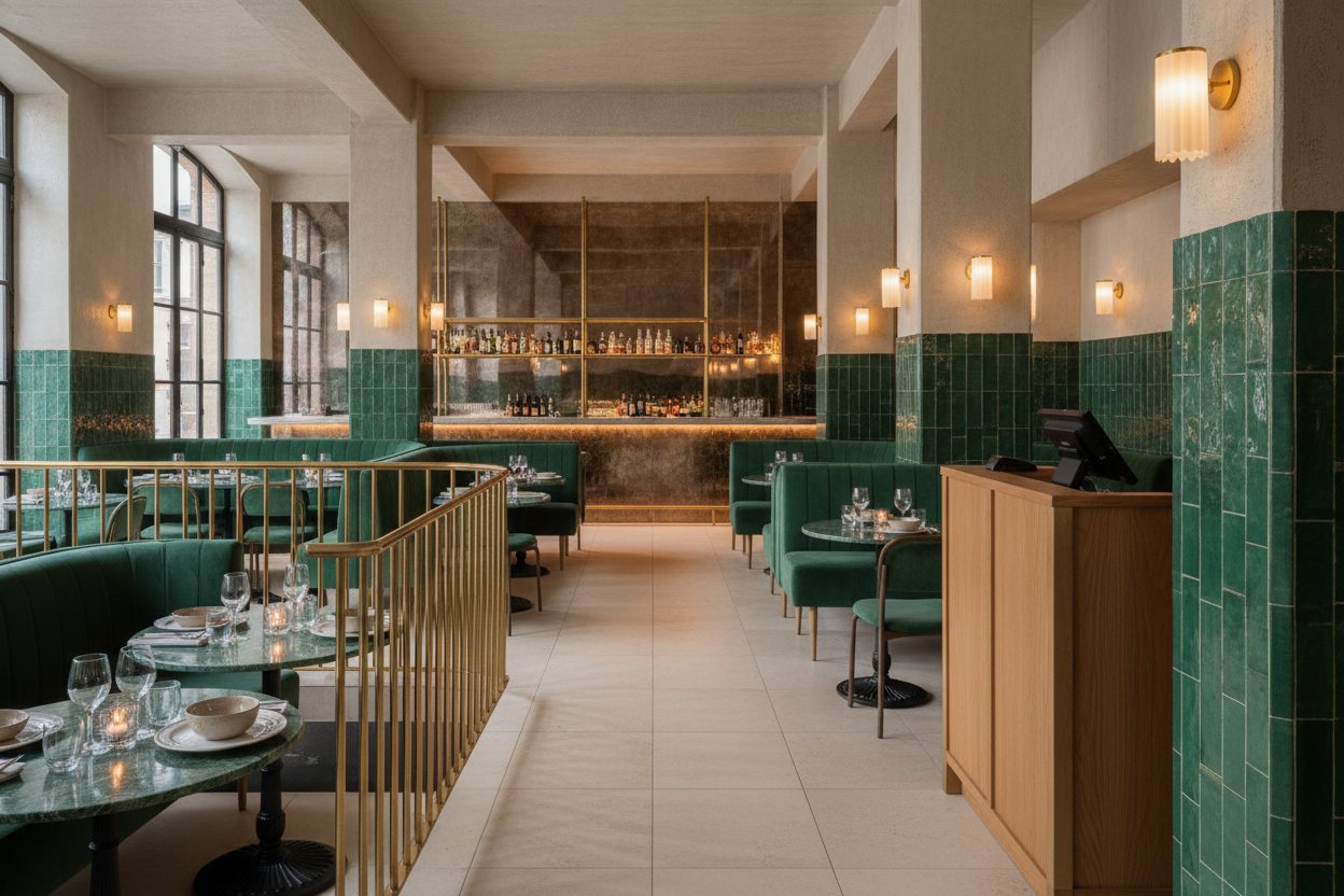 Le restaurant en mezzanine