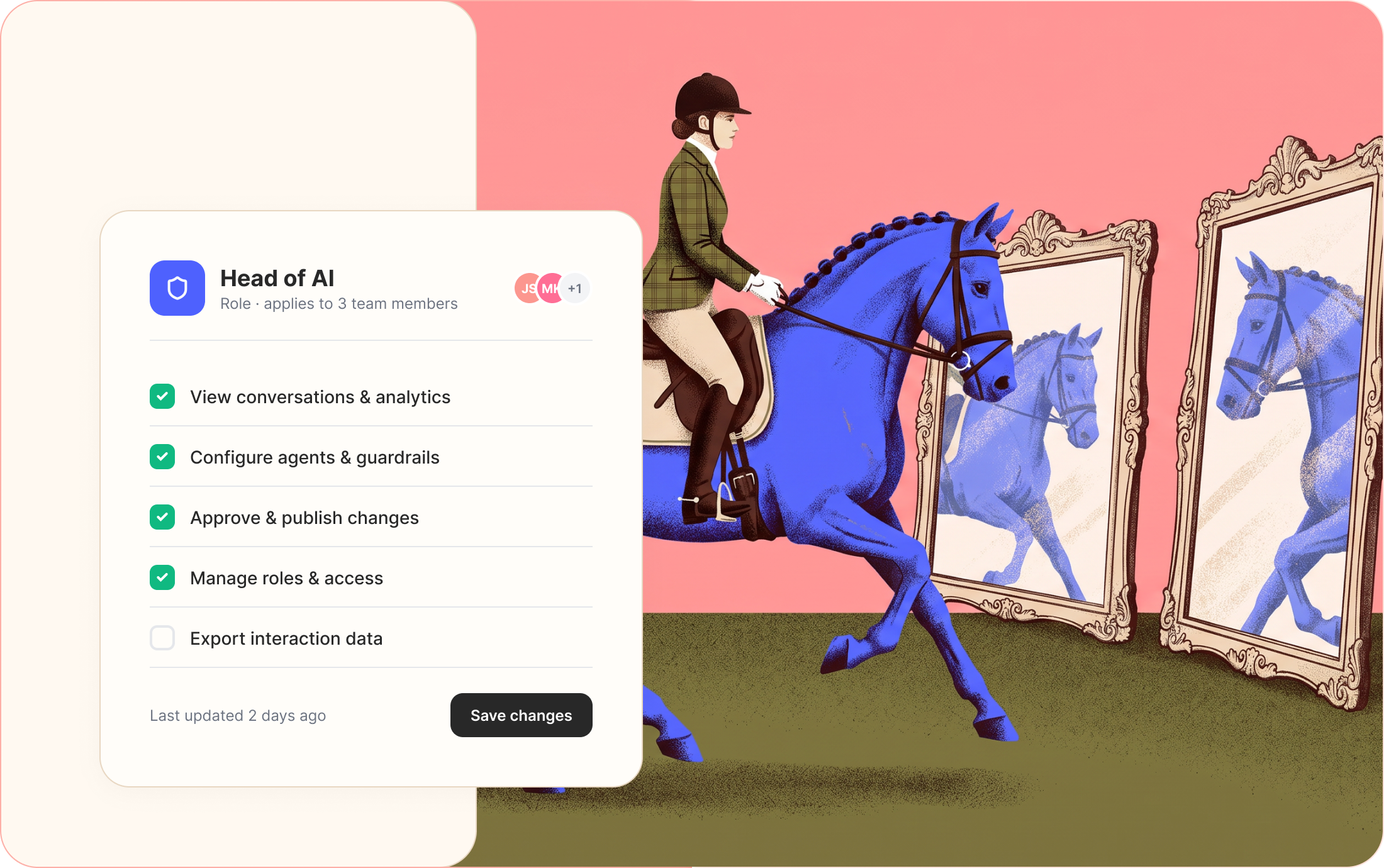 Roles and permissions