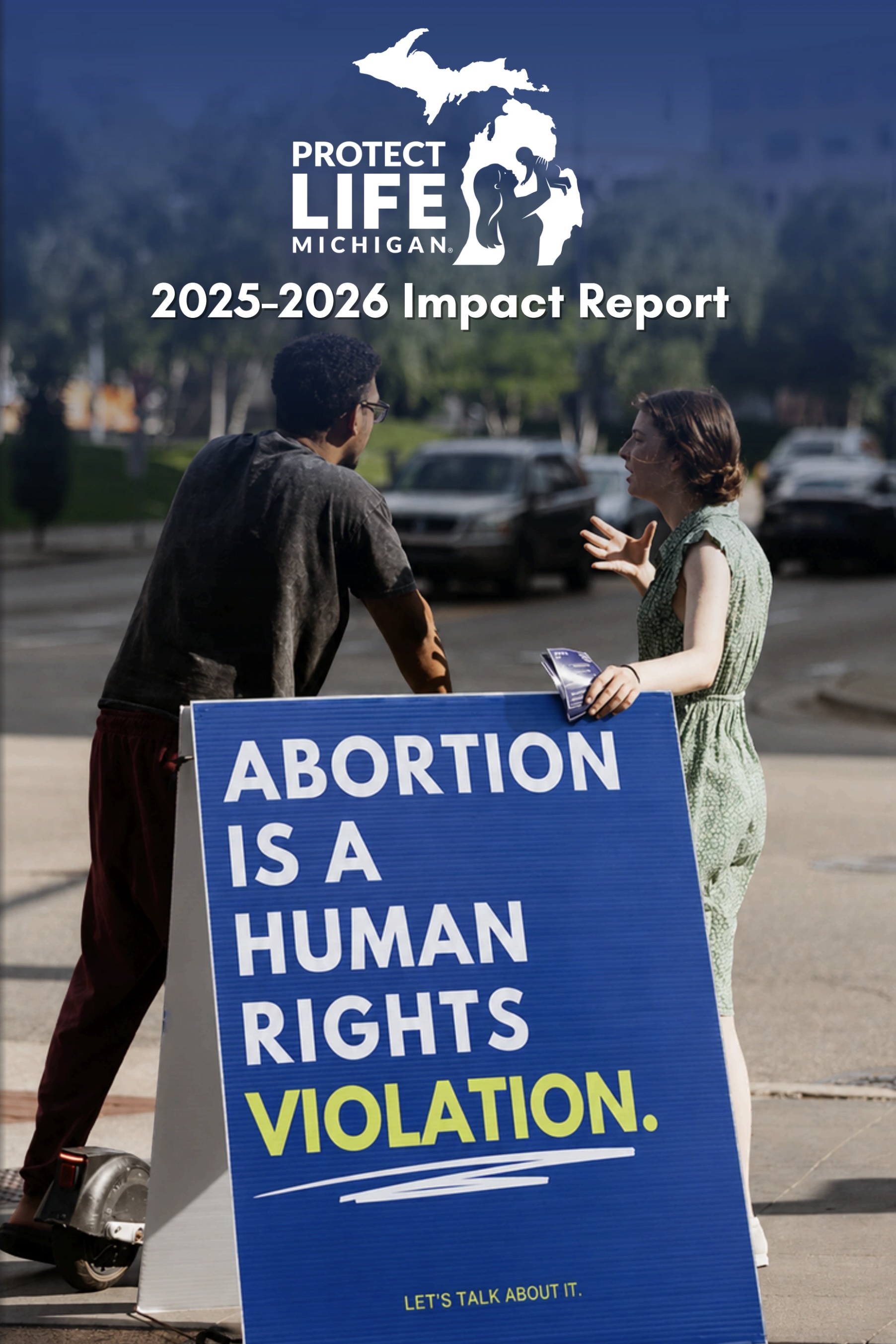 Protect Life Michigan 2025-2026 Annual Report cover
