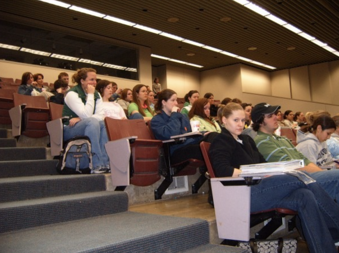 Students at the founding coalition meeting