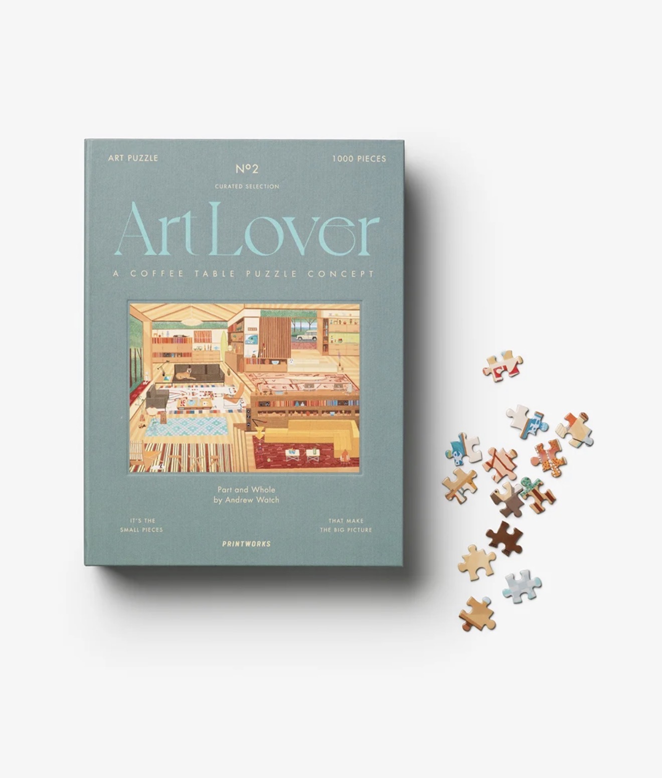 Printworks Art Lover Part and Whole Puzzle/Book