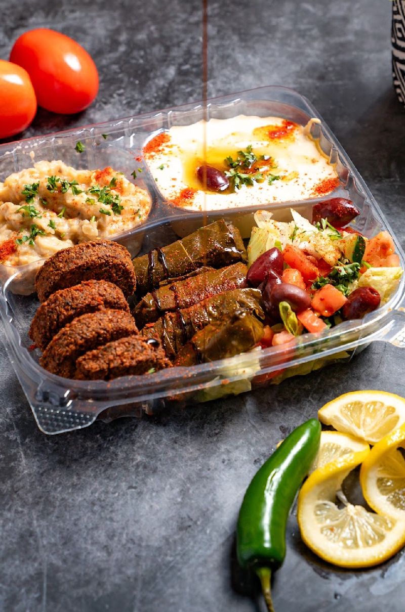 Flames Mediterranean dish