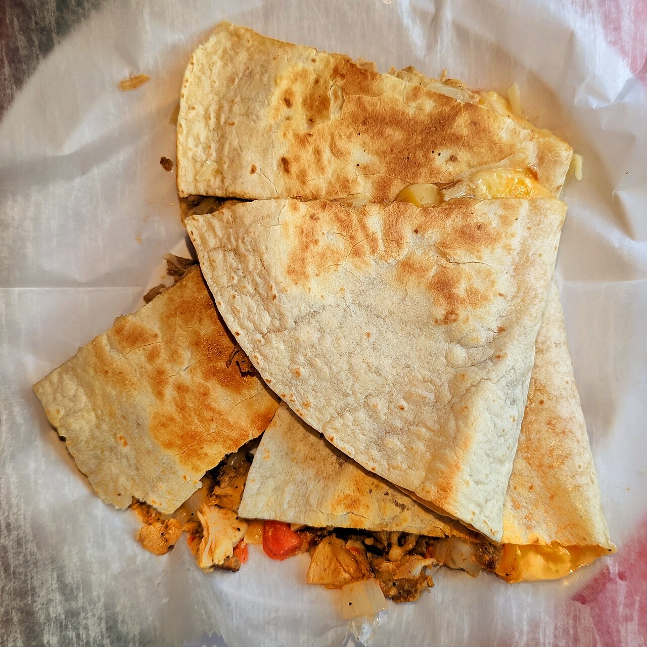 Flames Pita Quesadilla