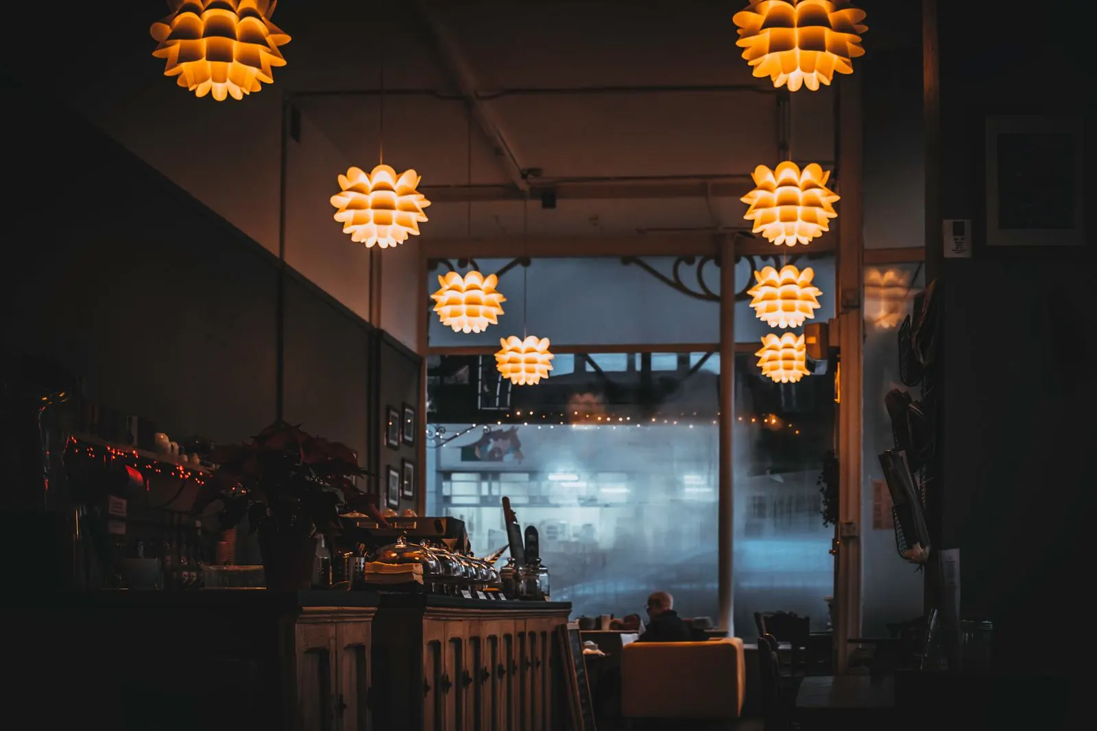Warm-lit dining room atmosphere at Gastro at 35