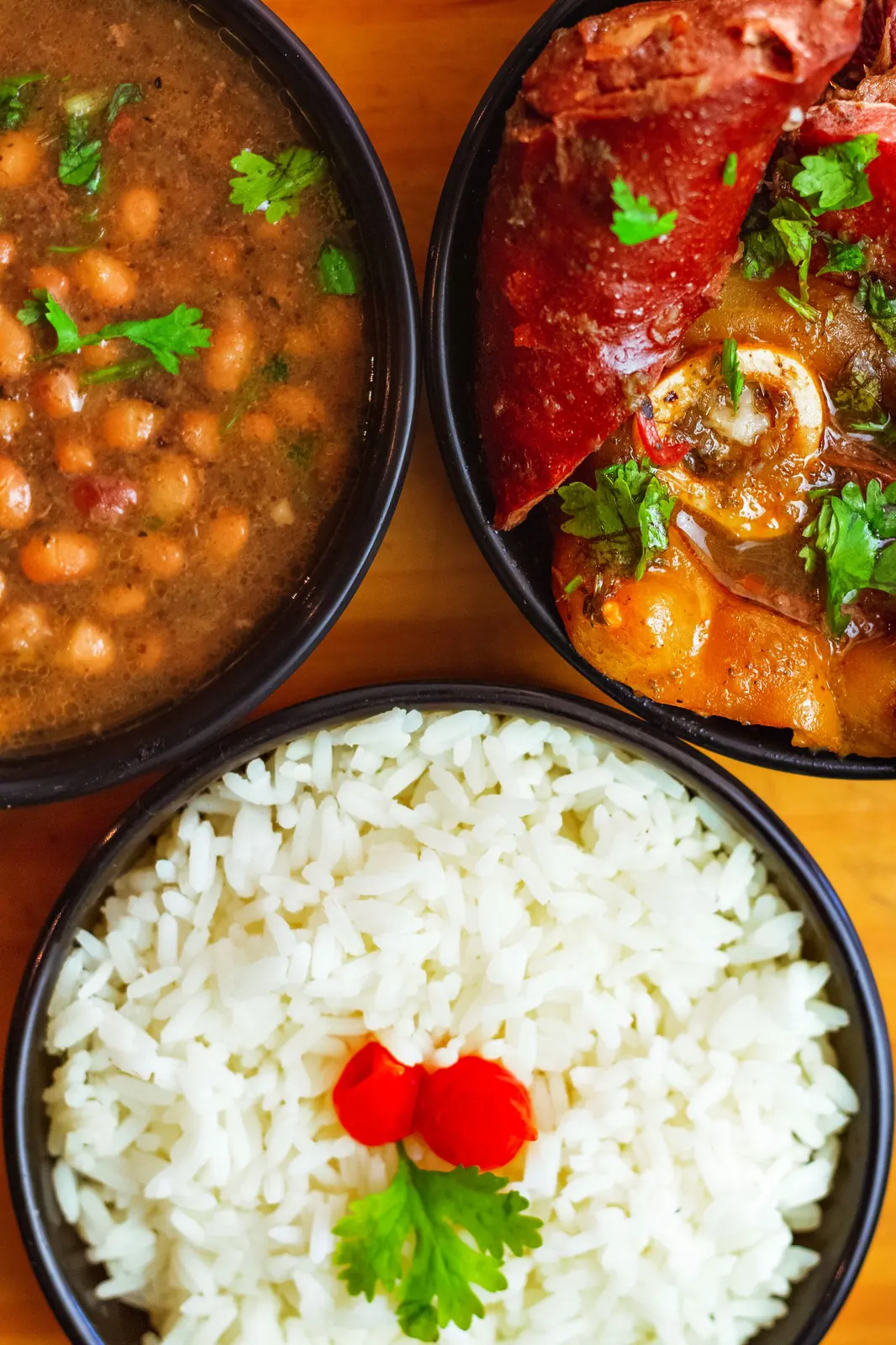 Indian curry served with rice at Gastro at 35