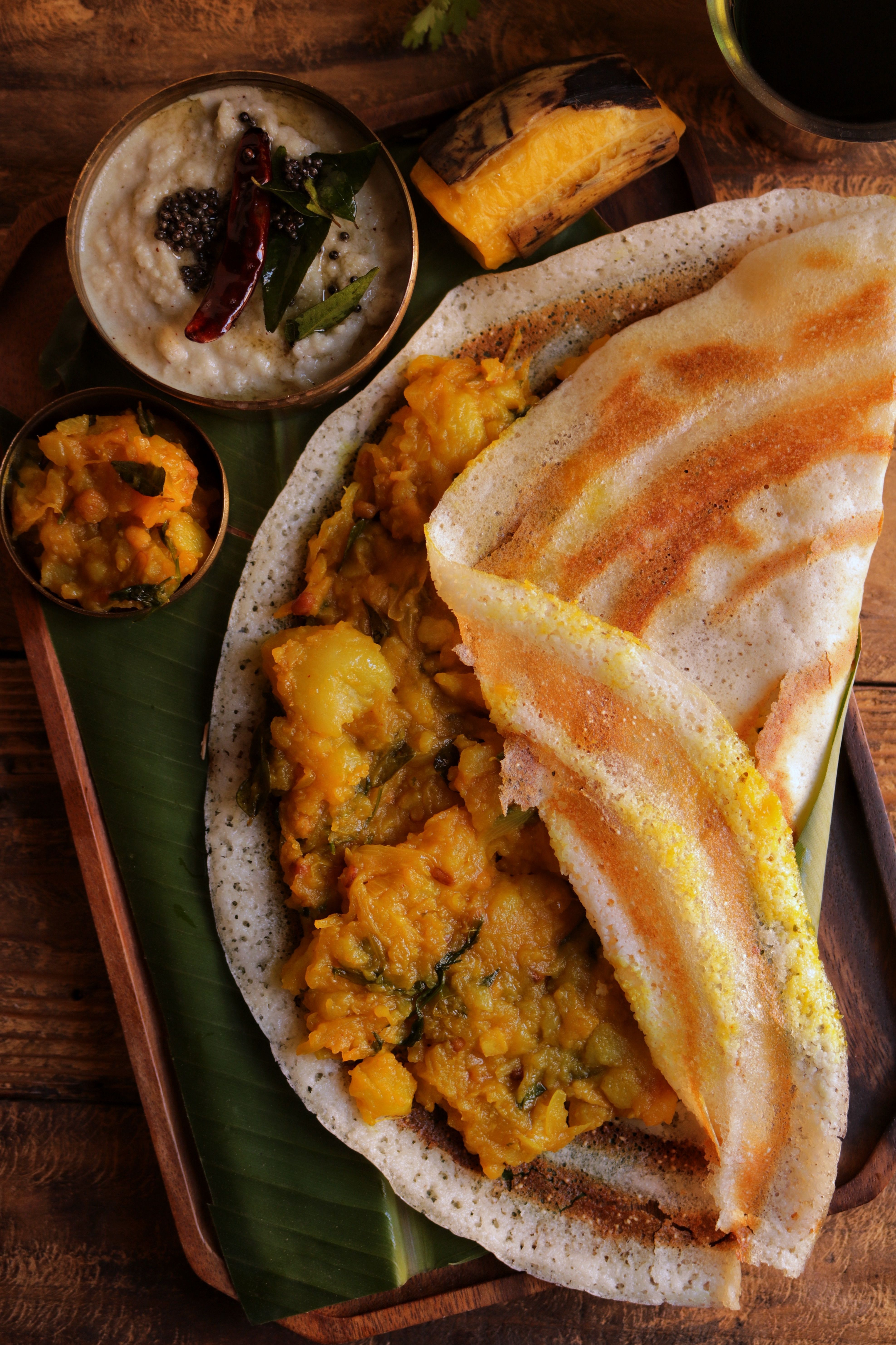 Chicken Tikka Masala Dosa