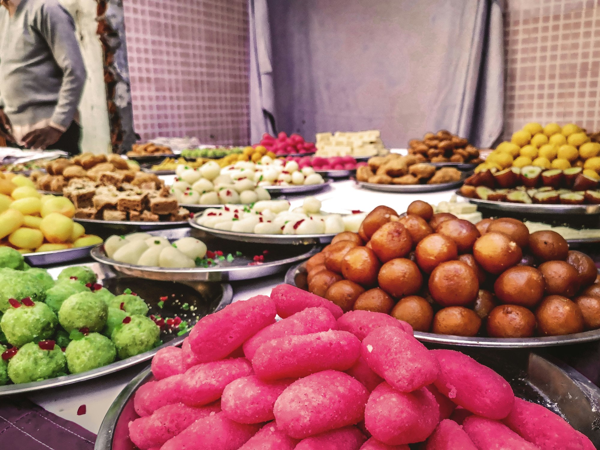 Fried Indian dessert balls soaked in syrup