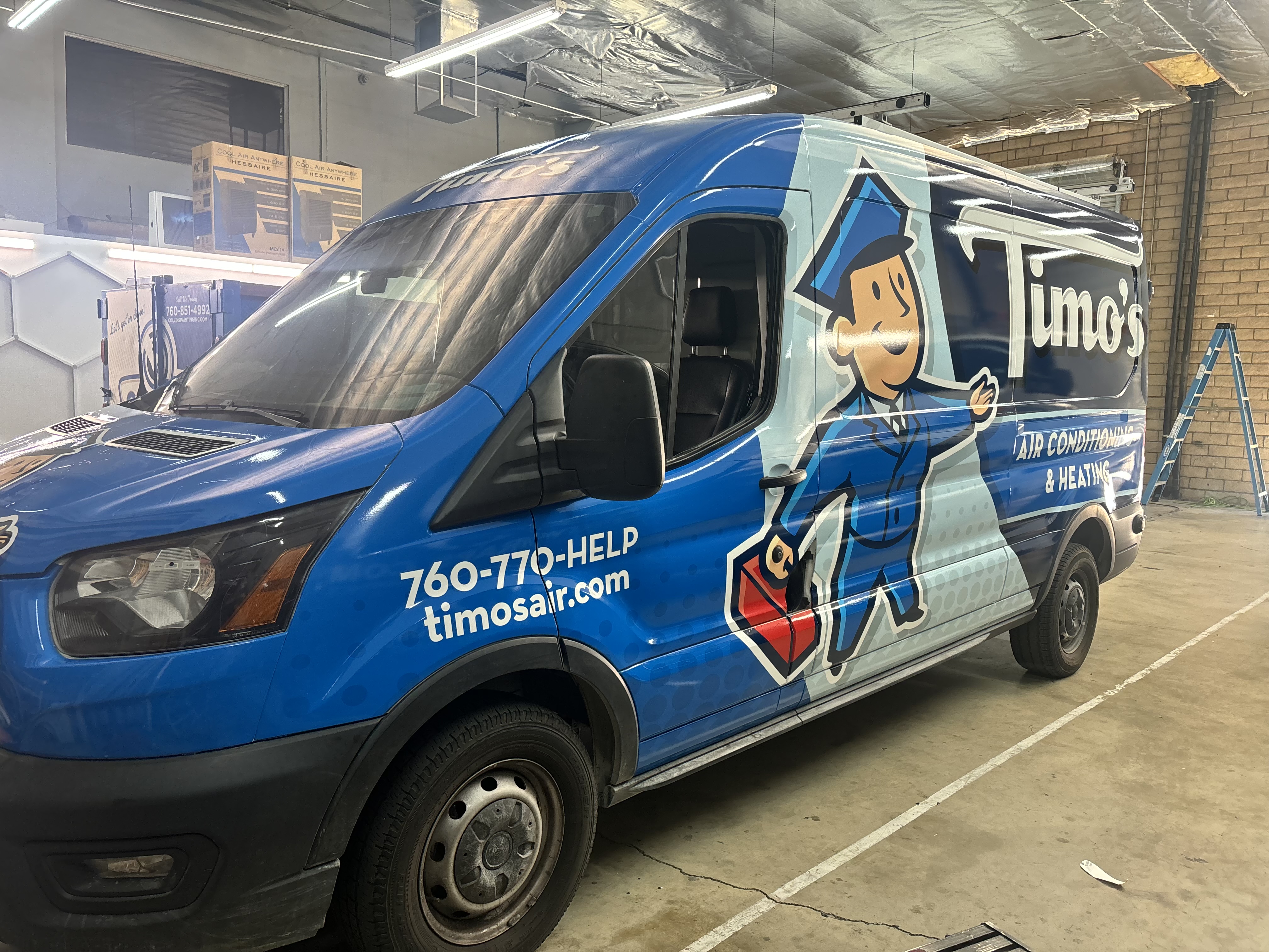 Service van wrap
