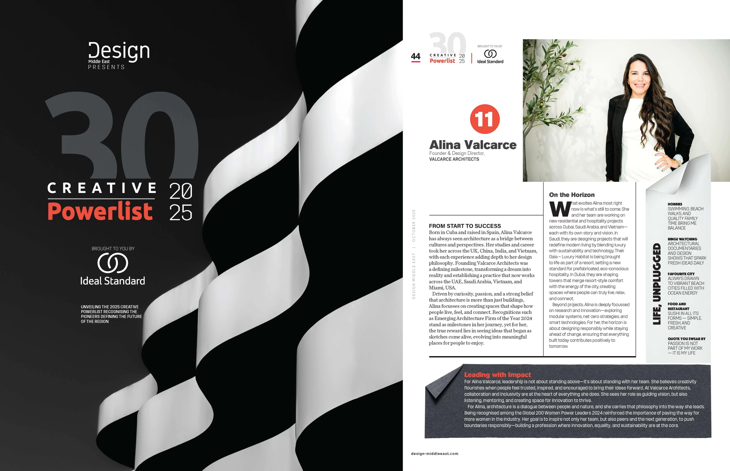 Alina Valcarce Ranks 11th on the Creative 30 Powerlist 2025