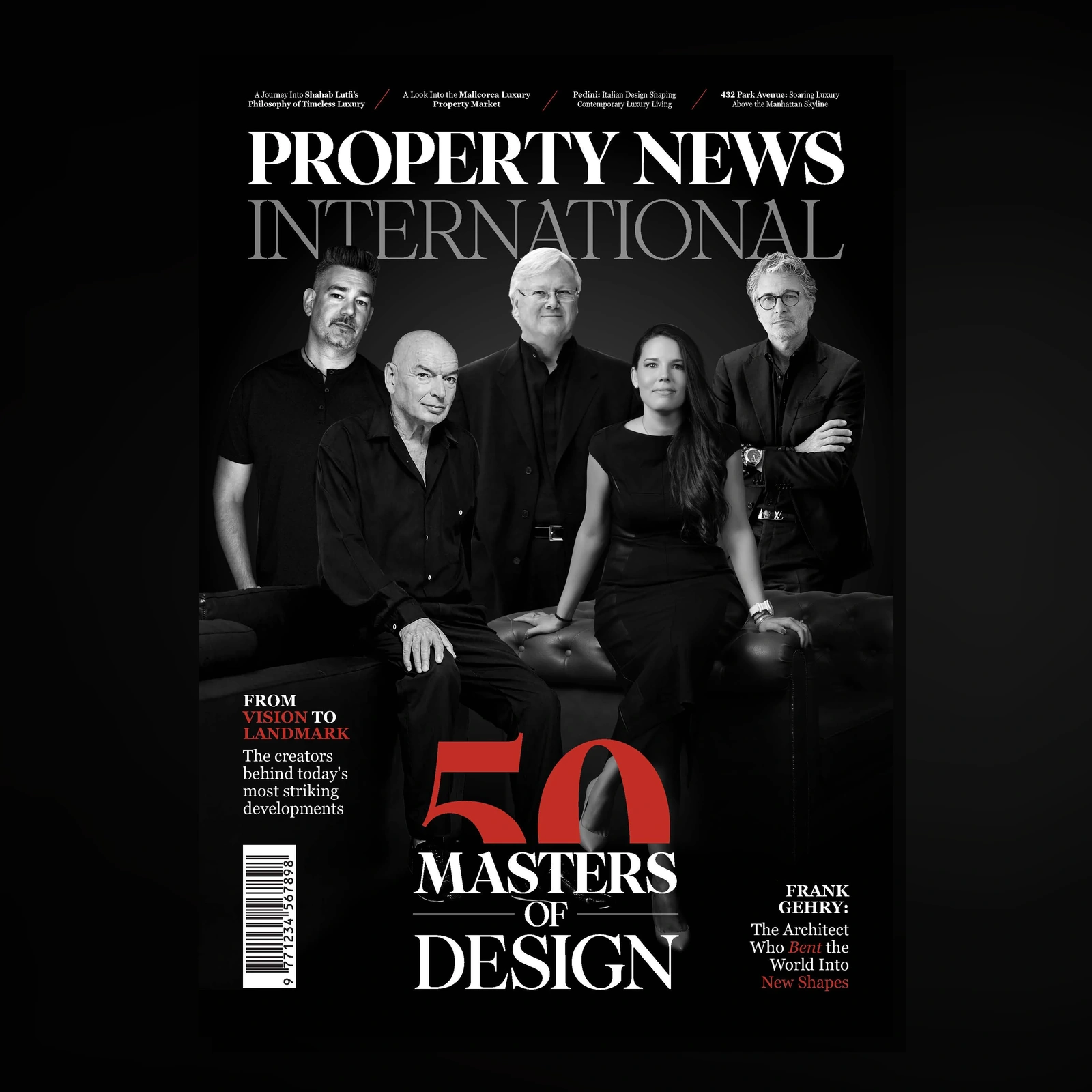 Property News International 50 Masters of Design 2026 homepage feature