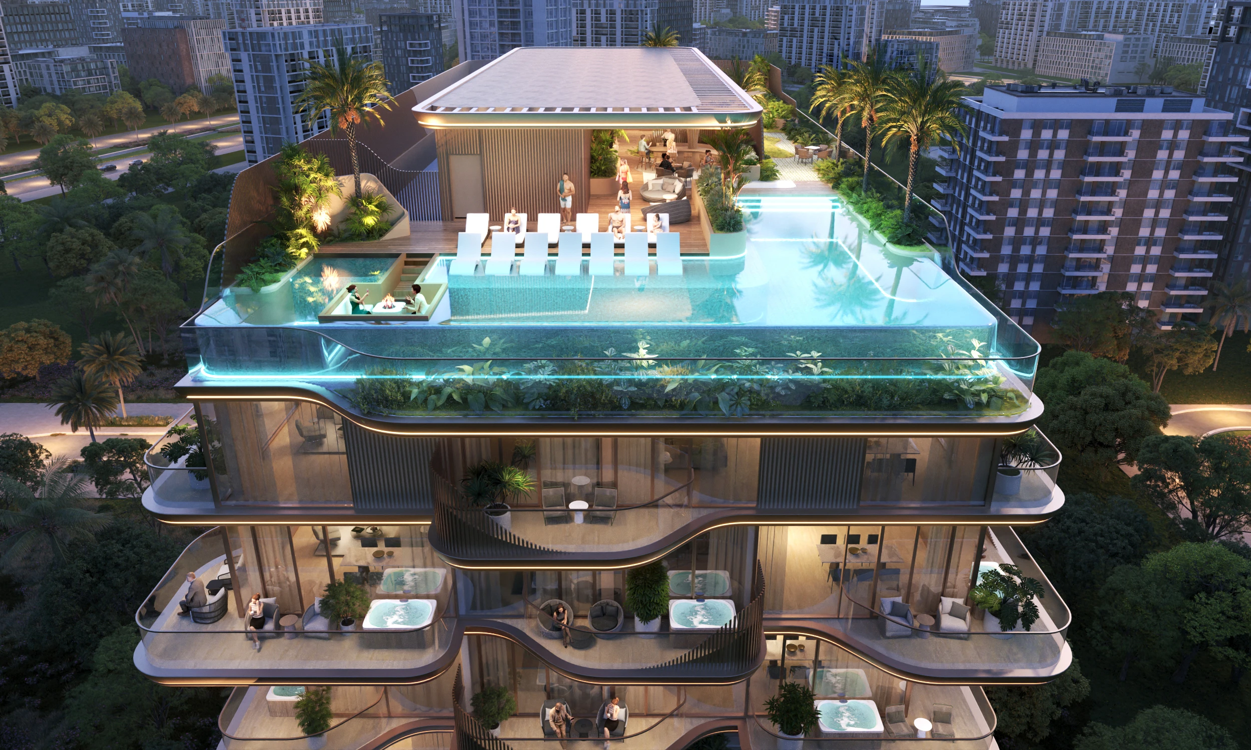 Vestoria Bay Residence architecture exterior view 08